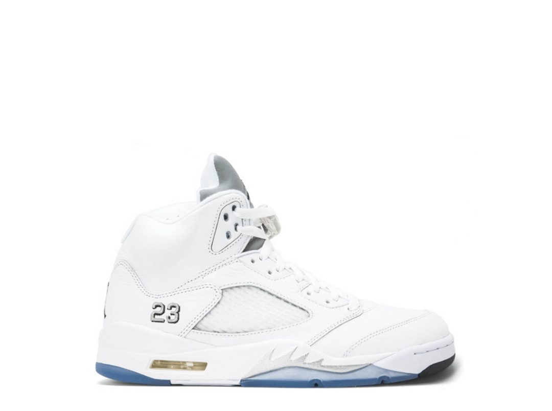Air Jordan Retro 5 'Methalic White'