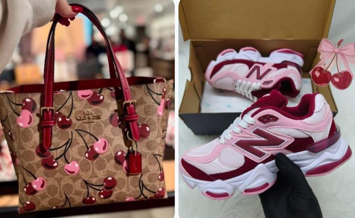 9060 “Cherry Blossom” + Coach Bag